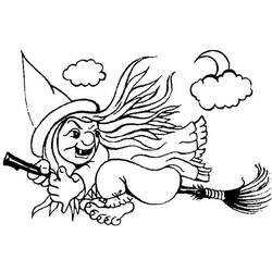 Coloring page: Witch (Characters) #108410 - Free Printable Coloring Pages