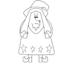 Coloring page: Witch (Characters) #108415 - Free Printable Coloring Pages