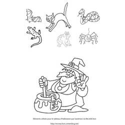 Coloring page: Witch (Characters) #108416 - Free Printable Coloring Pages