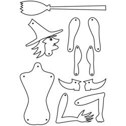 Coloring page: Witch (Characters) #108454 - Free Printable Coloring Pages