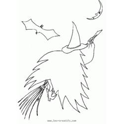 Coloring page: Witch (Characters) #108471 - Free Printable Coloring Pages