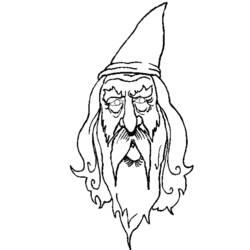 Coloring page: Wizard (Characters) #107862 - Printable coloring pages