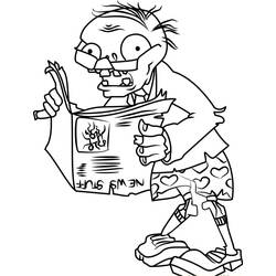 Zombie (Characters) coloring page #172892 to print and color