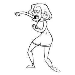 Zombie (Characters) coloring page #172893 to print and color