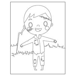 Zombie (Characters) coloring page #172912 to print and color