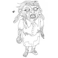 Zombie (Characters) coloring page #172926 to print and color