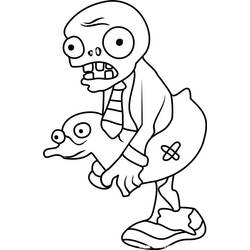 Zombie (Characters) coloring page #172936 to print and color
