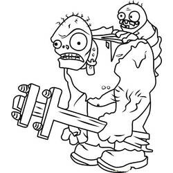 Zombie (Characters) coloring page #172943 to print and color