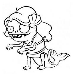 Zombie (Characters) coloring page #172946 to print and color