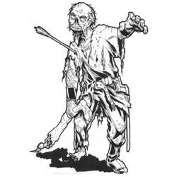 Coloring page: Zombie (Characters) #85536 - Printable coloring pages