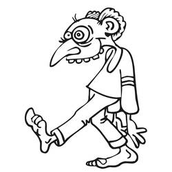 Coloring page: Zombie (Characters) #85547 - Free Printable Coloring Pages
