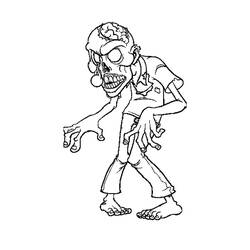 Coloring page: Zombie (Characters) #85554 - Free Printable Coloring Pages
