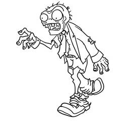 Coloring page: Zombie (Characters) #85556 - Free Printable Coloring Pages