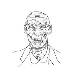 Coloring page: Zombie (Characters) #85557 - Printable coloring pages