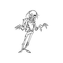 Coloring page: Zombie (Characters) #85579 - Free Printable Coloring Pages