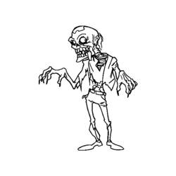 Coloring page: Zombie (Characters) #85585 - Free Printable Coloring Pages