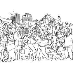 Coloring page: Zombie (Characters) #85600 - Free Printable Coloring Pages