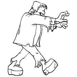 Coloring page: Zombie (Characters) #85608 - Free Printable Coloring Pages