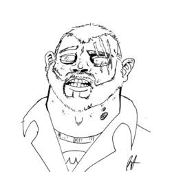 Coloring page: Zombie (Characters) #85639 - Free Printable Coloring Pages