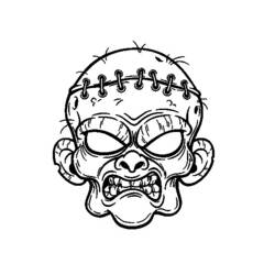 Coloring page: Zombie (Characters) #85677 - Free Printable Coloring Pages