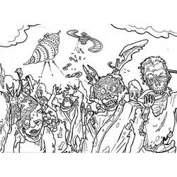 Coloring page: Zombie (Characters) #85722 - Free Printable Coloring Pages