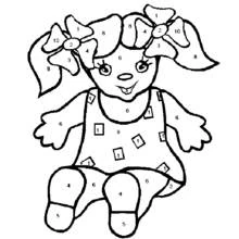 Coloring by numbers (Color by Number) coloring page #125482 to print and color