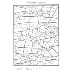 Magic Coloring (Color by Number) coloring page #126117 to print and color