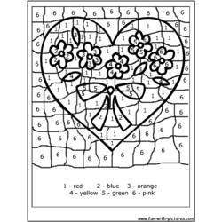 Magic Coloring (Color by Number) coloring page #126133 to print and color