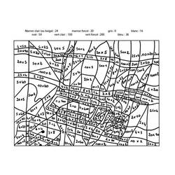 Magic Coloring (Color by Number) coloring page #126134 to print and color