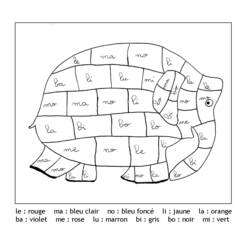 Magic Coloring (Color by Number) coloring page #126220 to print and color