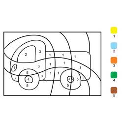Coloring pages: Magic Coloring Grade 2 - Free Printable Coloring Pages