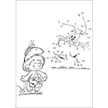 Coloring page: Point to point coloring (Color by Number) #125854 - Free Printable Coloring Pages