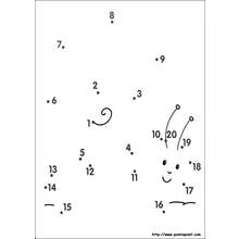 Coloring page: Point to point coloring (Color by Number) #125869 - Free Printable Coloring Pages