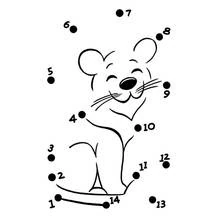 Coloring page: Point to point coloring (Color by Number) #125934 - Free Printable Coloring Pages