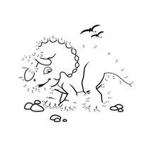 Coloring page: Point to point coloring (Color by Number) #125951 - Free Printable Coloring Pages