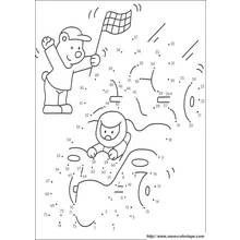 Coloring page: Point to point coloring (Color by Number) #125952 - Free Printable Coloring Pages