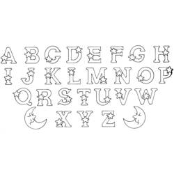 Coloring page: Alphabet (Educational) #124580 - Printable coloring pages