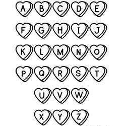 Coloring page: Alphabet (Educational) #124583 - Free Printable Coloring Pages