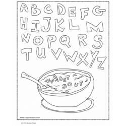 Coloring page: Alphabet (Educational) #124590 - Free Printable Coloring Pages