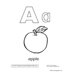 Coloring page: Alphabet (Educational) #124591 - Printable coloring pages