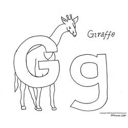 Coloring page: Alphabet (Educational) #124595 - Free Printable Coloring Pages