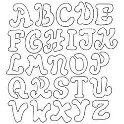 Coloring page: Alphabet (Educational) #124597 - Free Printable Coloring Pages
