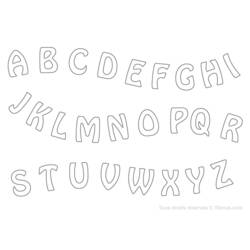 Coloring page: Alphabet (Educational) #124601 - Free Printable Coloring Pages