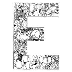 Coloring page: Alphabet (Educational) #124624 - Free Printable Coloring Pages