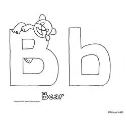 Coloring page: Alphabet (Educational) #124642 - Free Printable Coloring Pages