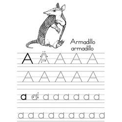 Coloring page: Alphabet (Educational) #124650 - Free Printable Coloring Pages