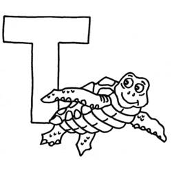 Coloring page: Alphabet (Educational) #124683 - Free Printable Coloring Pages