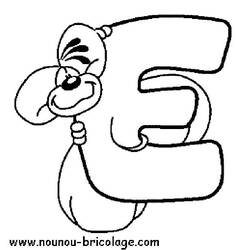 Coloring page: Alphabet (Educational) #124714 - Free Printable Coloring Pages