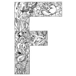 Coloring page: Alphabet (Educational) #124723 - Free Printable Coloring Pages