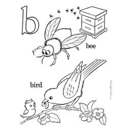 Coloring page: Alphabet (Educational) #124739 - Free Printable Coloring Pages